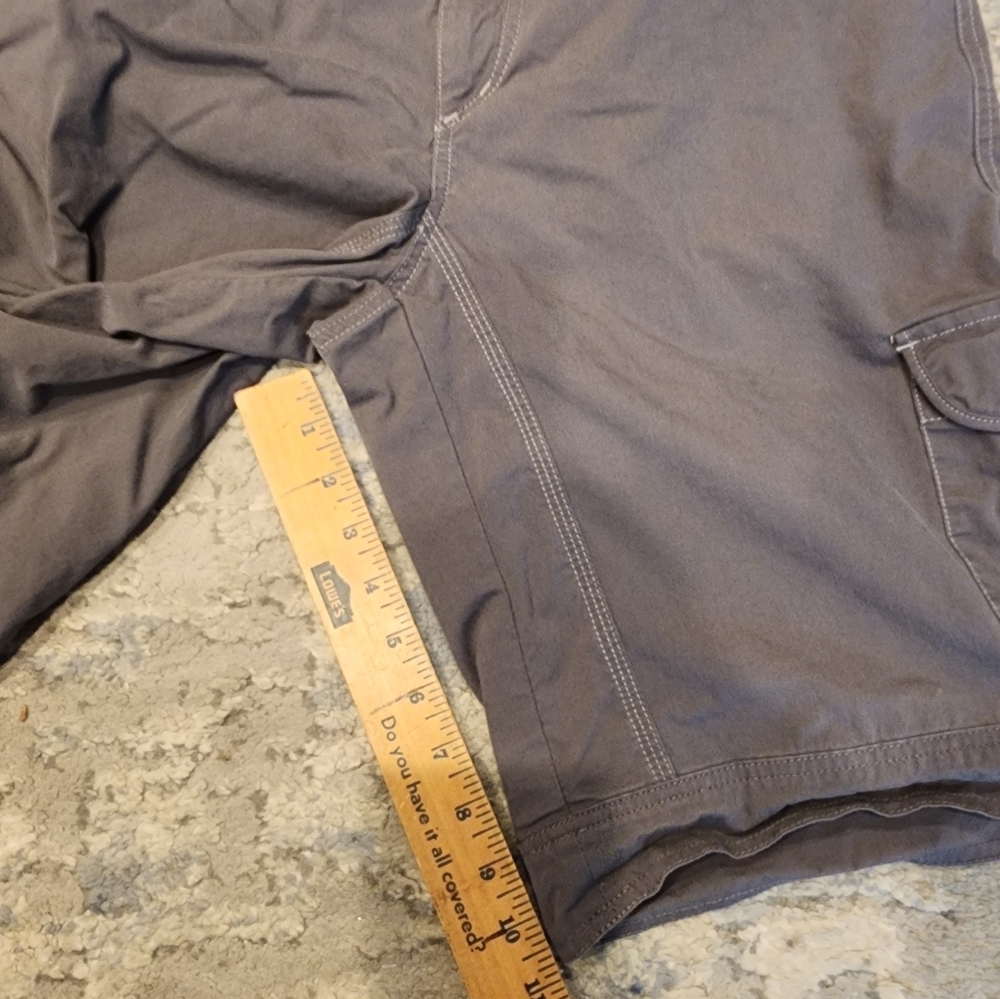 Kuhl Splash Cargo Bermuda Hiking Grey Shorts 6 Pockets Women's Size 12 - Picture 5 of 16